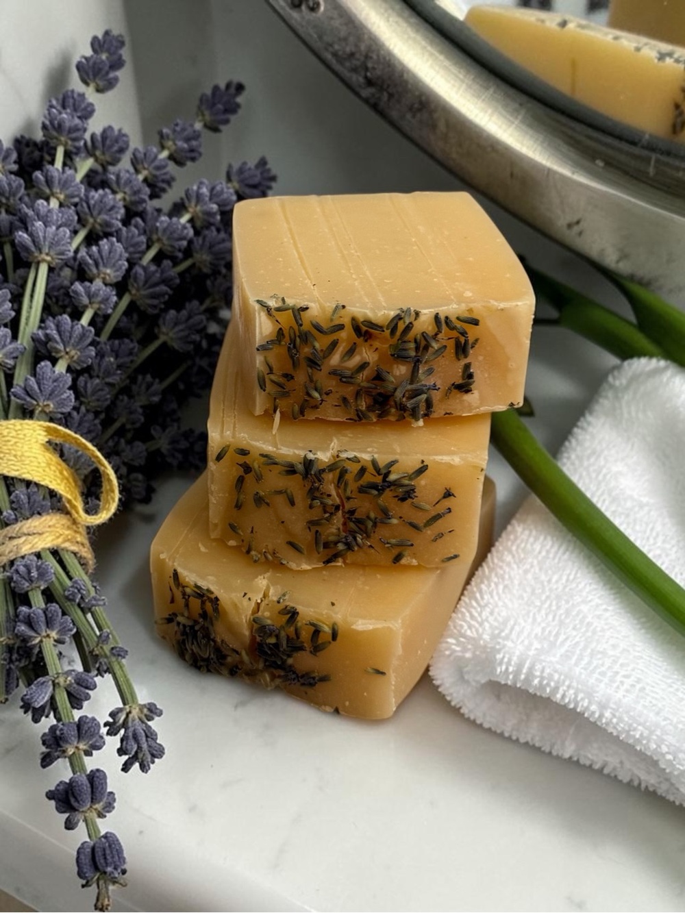 Tallow & Rice Oil Specialty Soap head to toe skin nutrition orchid & vine